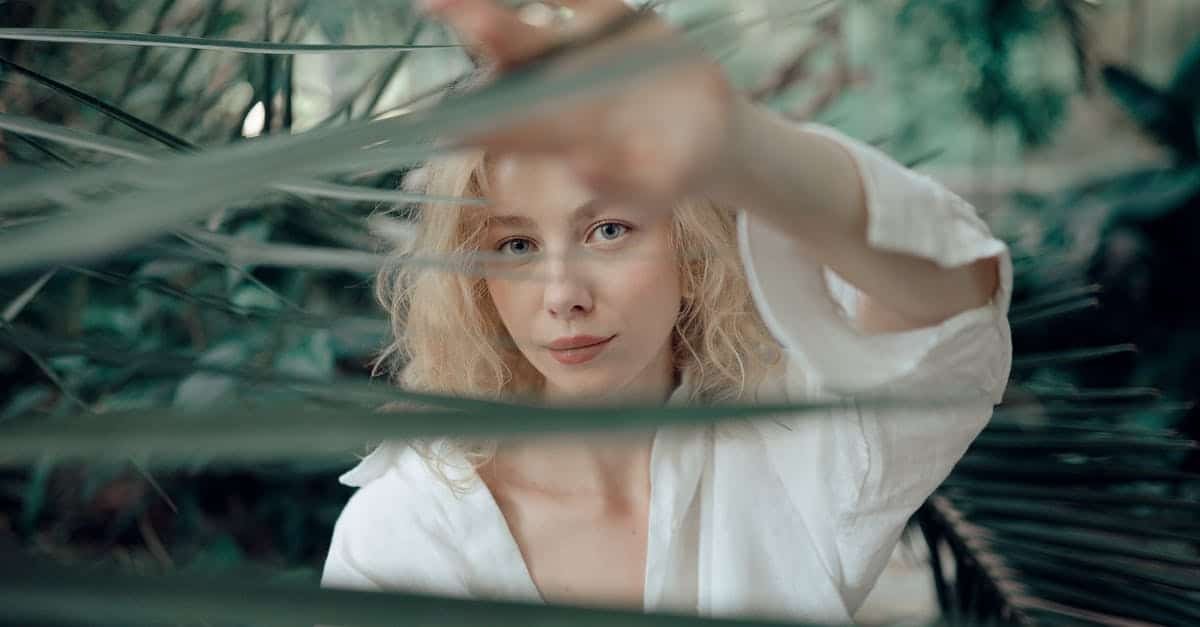 A close up of a woman