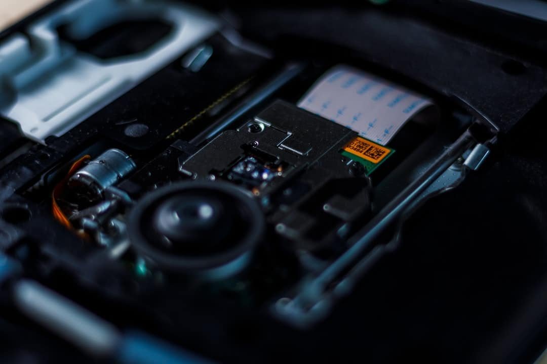 A close up of electronics