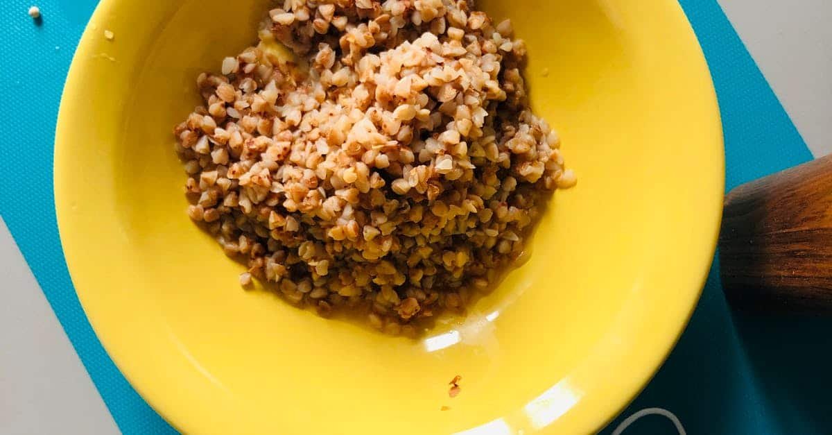 A bowl of food on a plate
