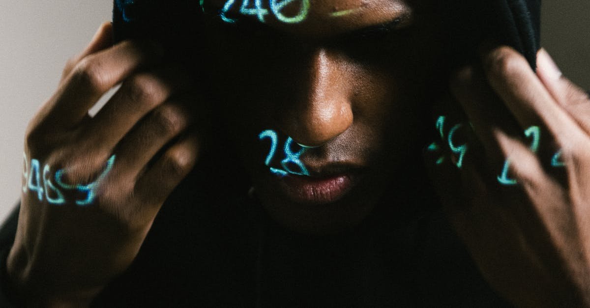 A close up of a tattoo on his head
