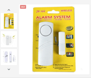 Burglar Alarm Systems For Personal Properties And Related Products