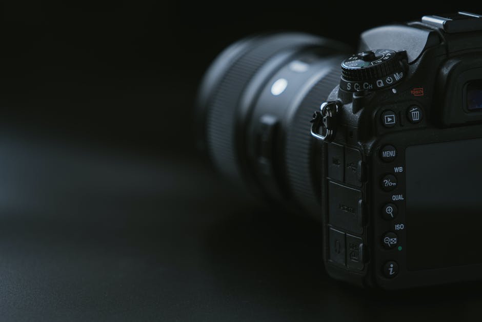 A close up of a camera