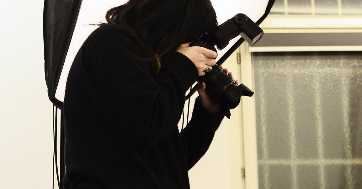 A woman looking at the camera